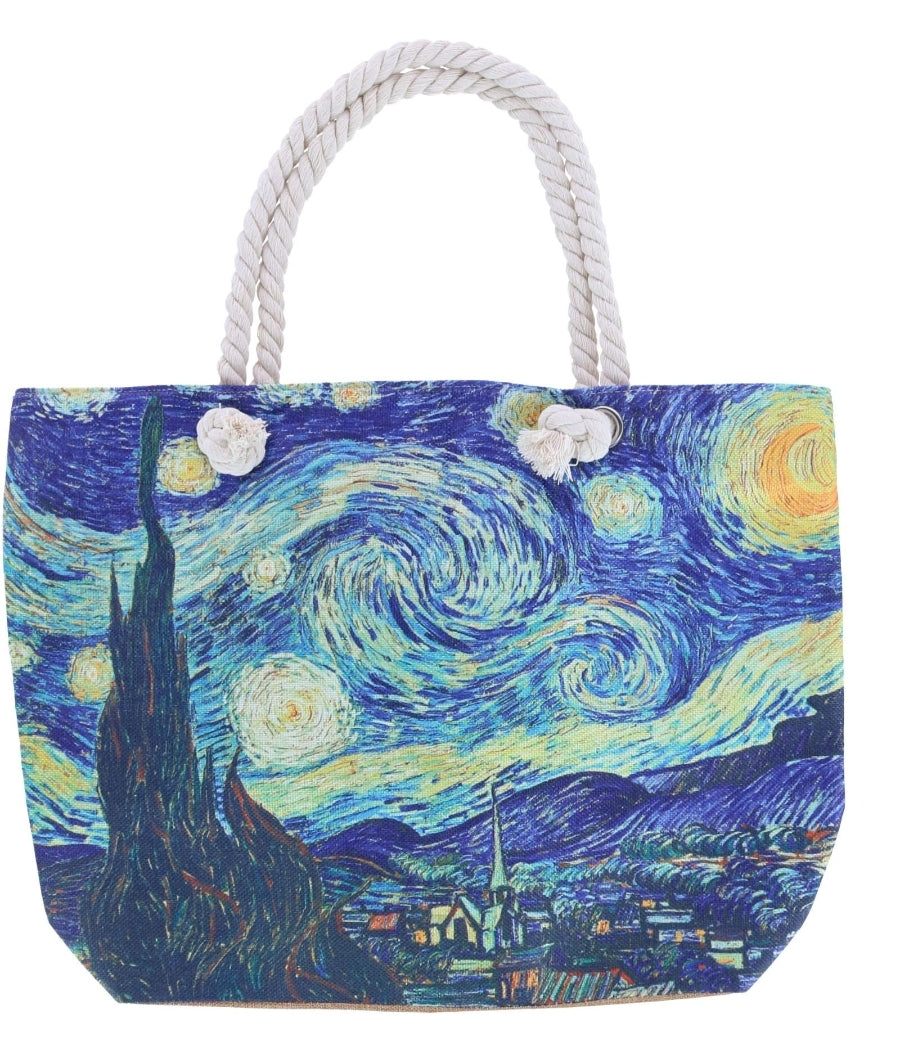Tote Bag VAN GOGH Starry Night colour Edition Eco 