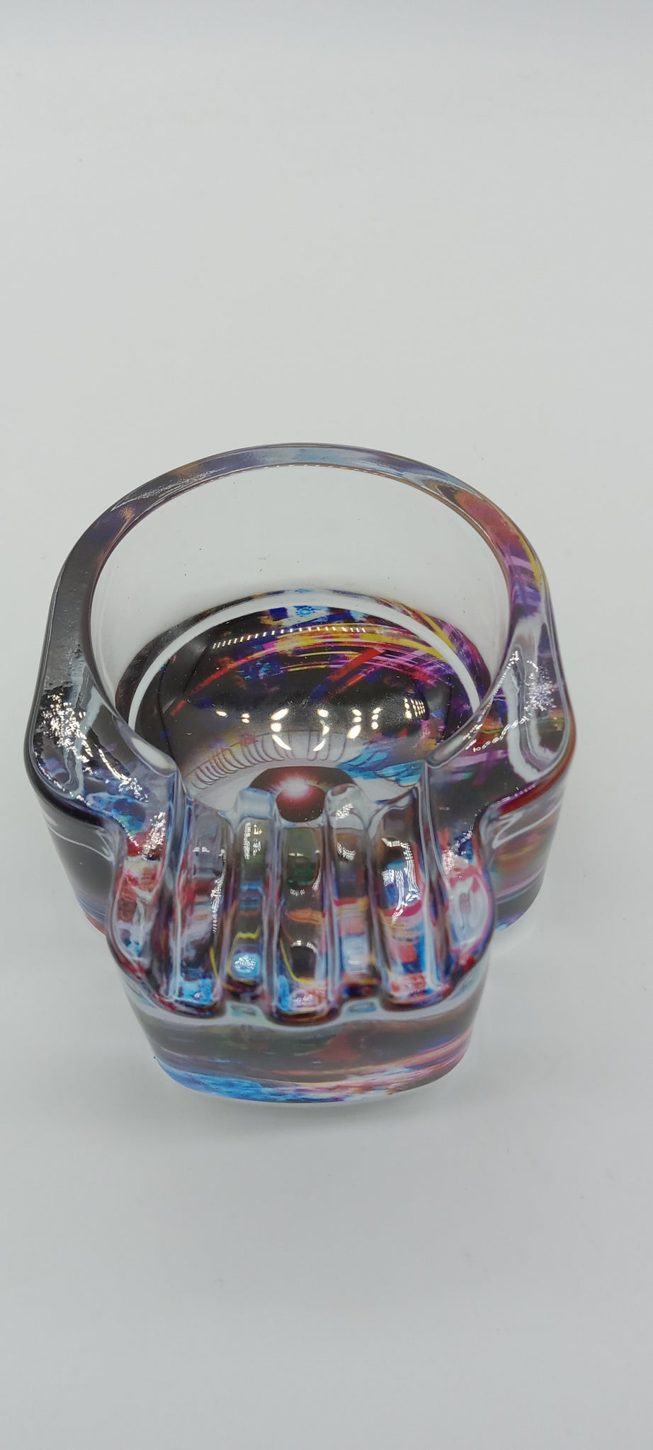 Skull Glass Ashtray