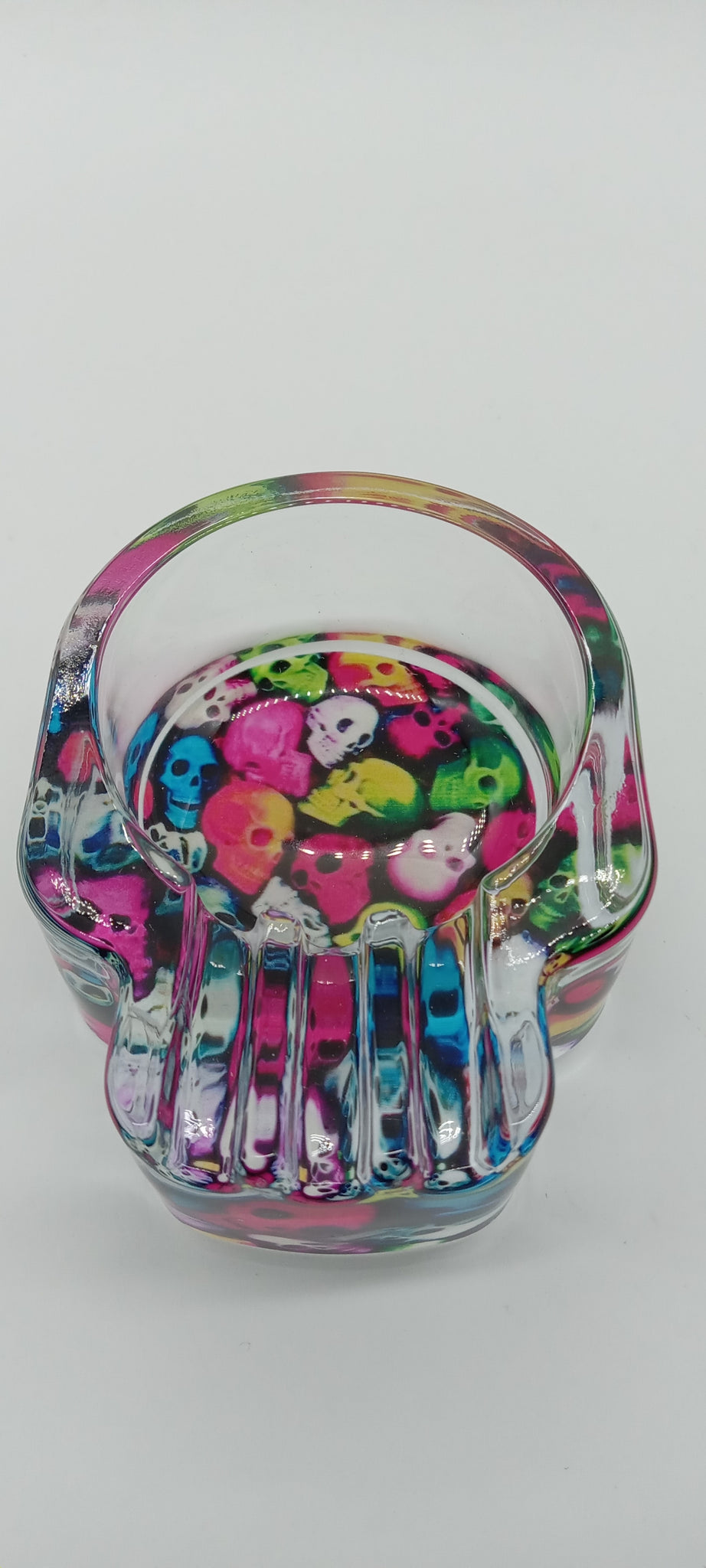 Skull Glass Ashtray