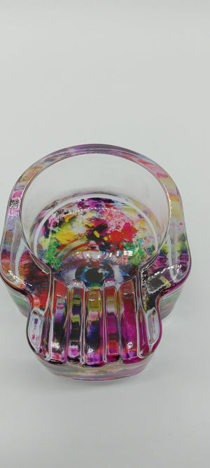 Skull Glass Ashtray