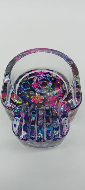 Skull Glass Ashtray