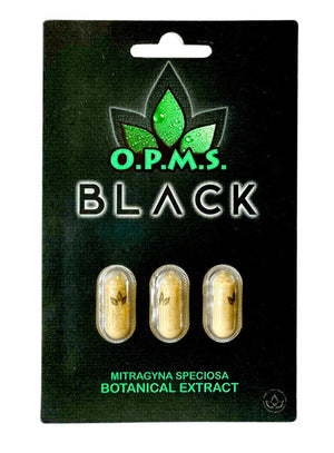 OPMS Black Kratom Extract Capsules